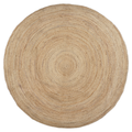 Tapis en jute rond naturel