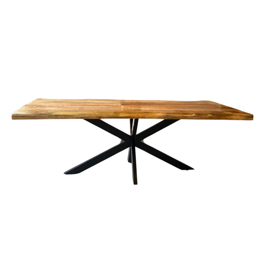 Mangohout Tafel Edge Rechthoekig Naturel