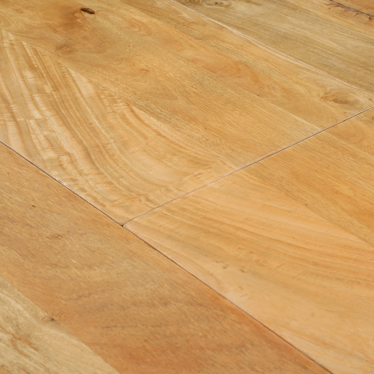 Tafel Uitschuifbaar Rond Ovaal Mangohout Naturel - 120 cm ø