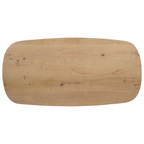 Esstisch dänisch oval Eiche Swiss Edge Natur