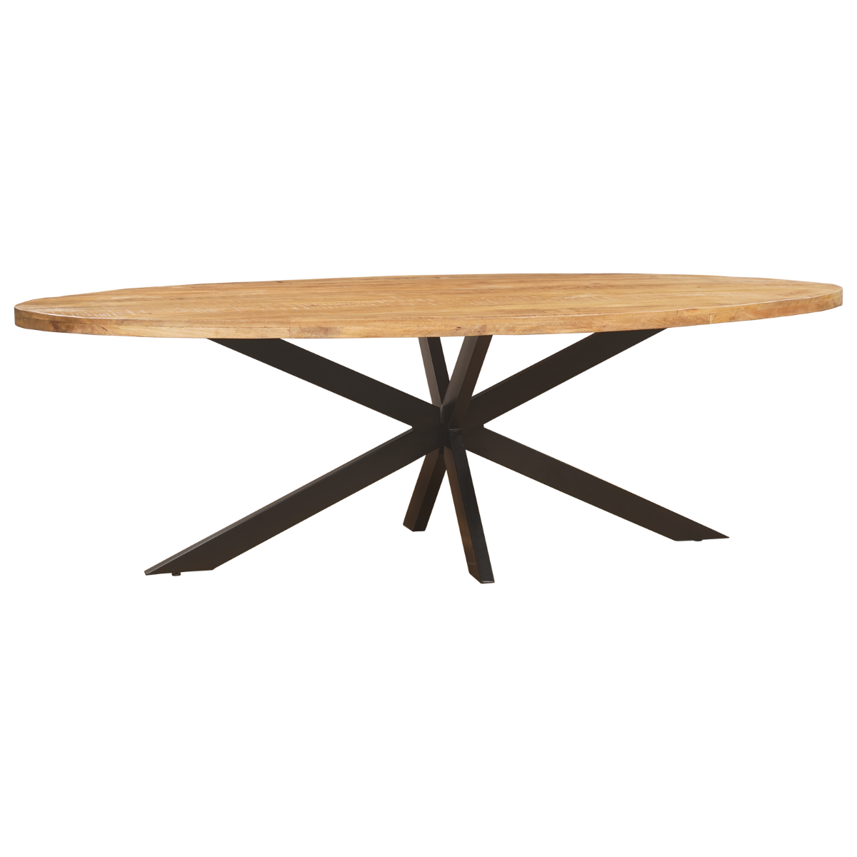 Eettafel Ovaal Milo Mangohout Naturel