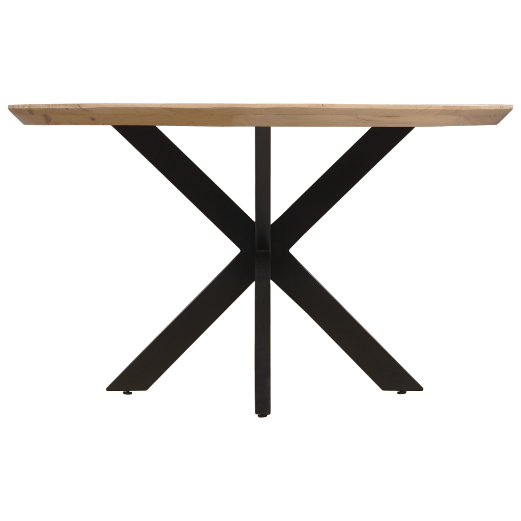 Eettafel Rond Eikenhout Swiss Edge Naturel