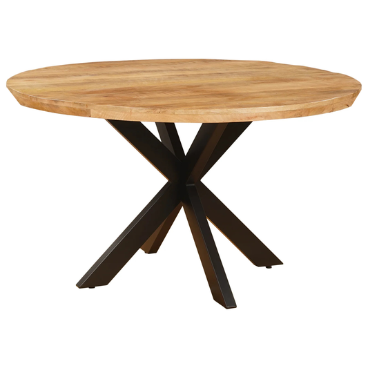 Eettafel Rond Swiss Edge Mangohout Naturel