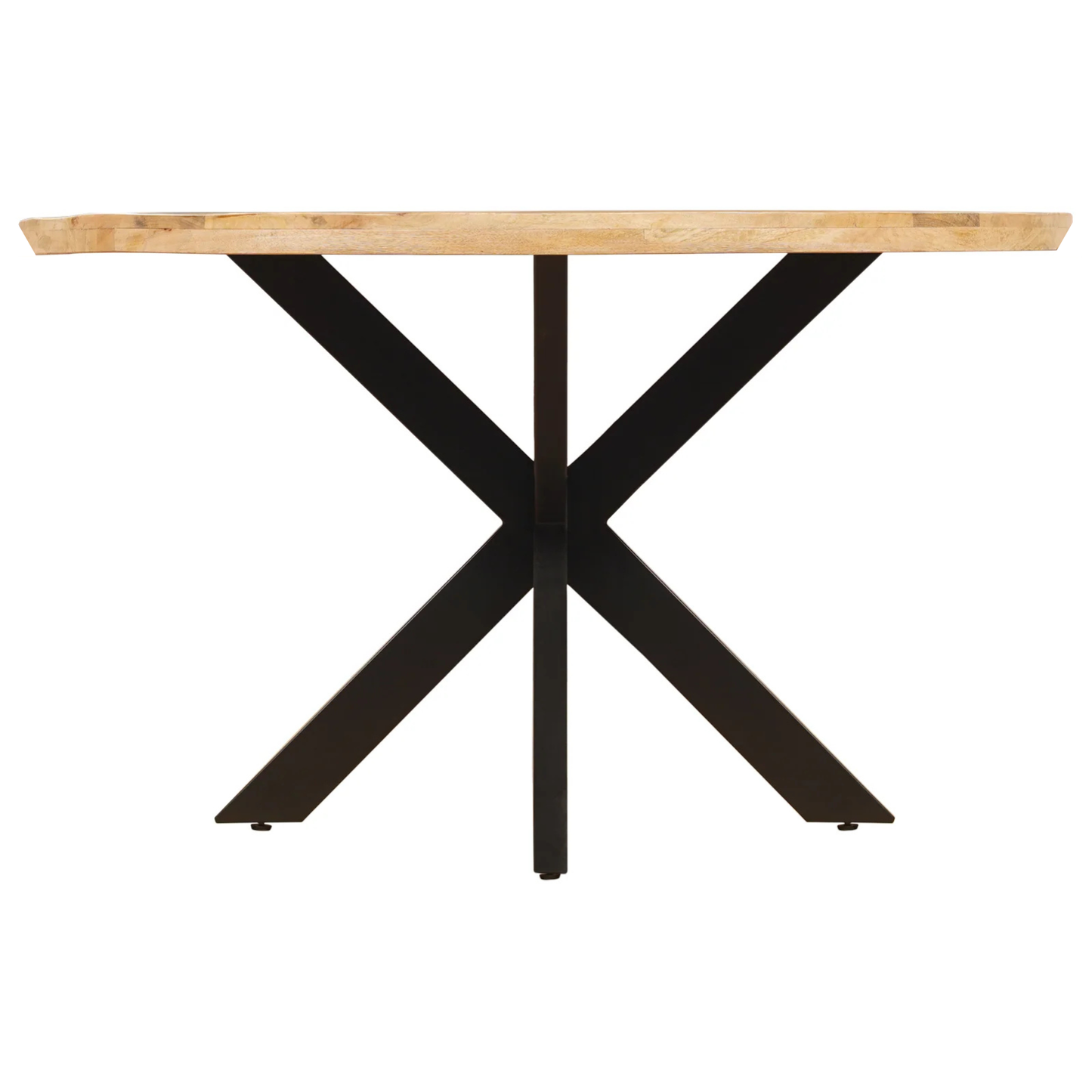 Eettafel Rond Swiss Edge Mangohout Naturel