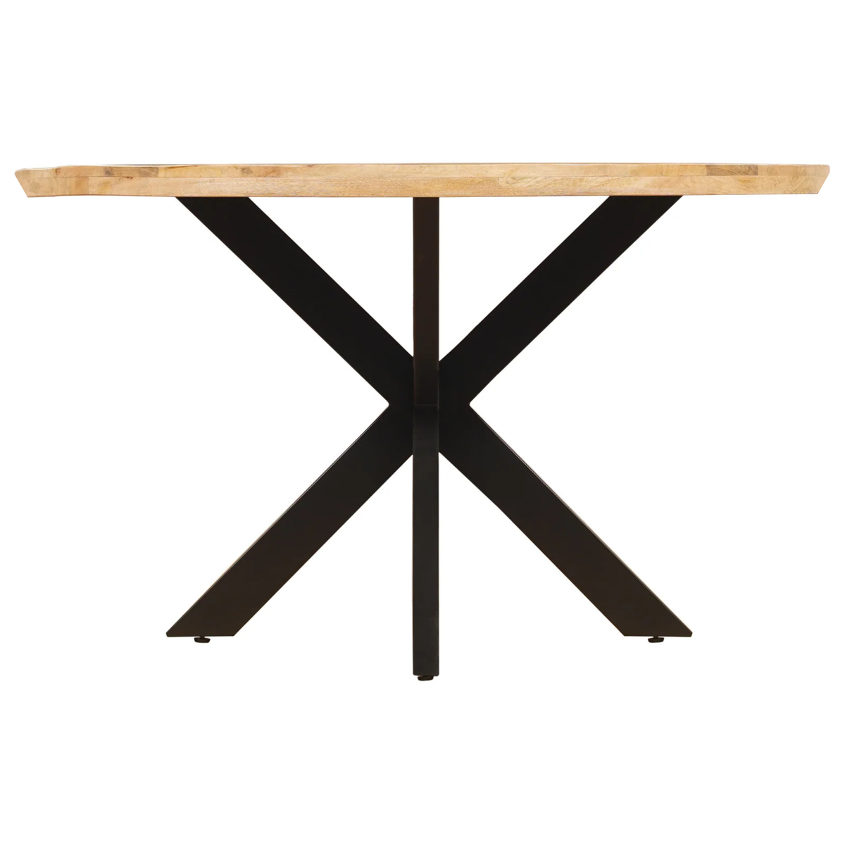 Eettafel Rond Swiss Edge Mangohout Naturel
