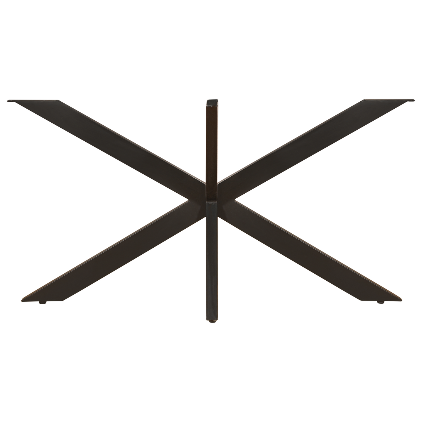 Eettafel Deens Ovaal Swiss Mangohout Zwart