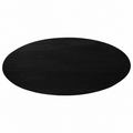 Tischplatte oval Mangoholz Schwarz