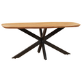 Eettafel Deens Ovaal Swiss Mangohout Naturel