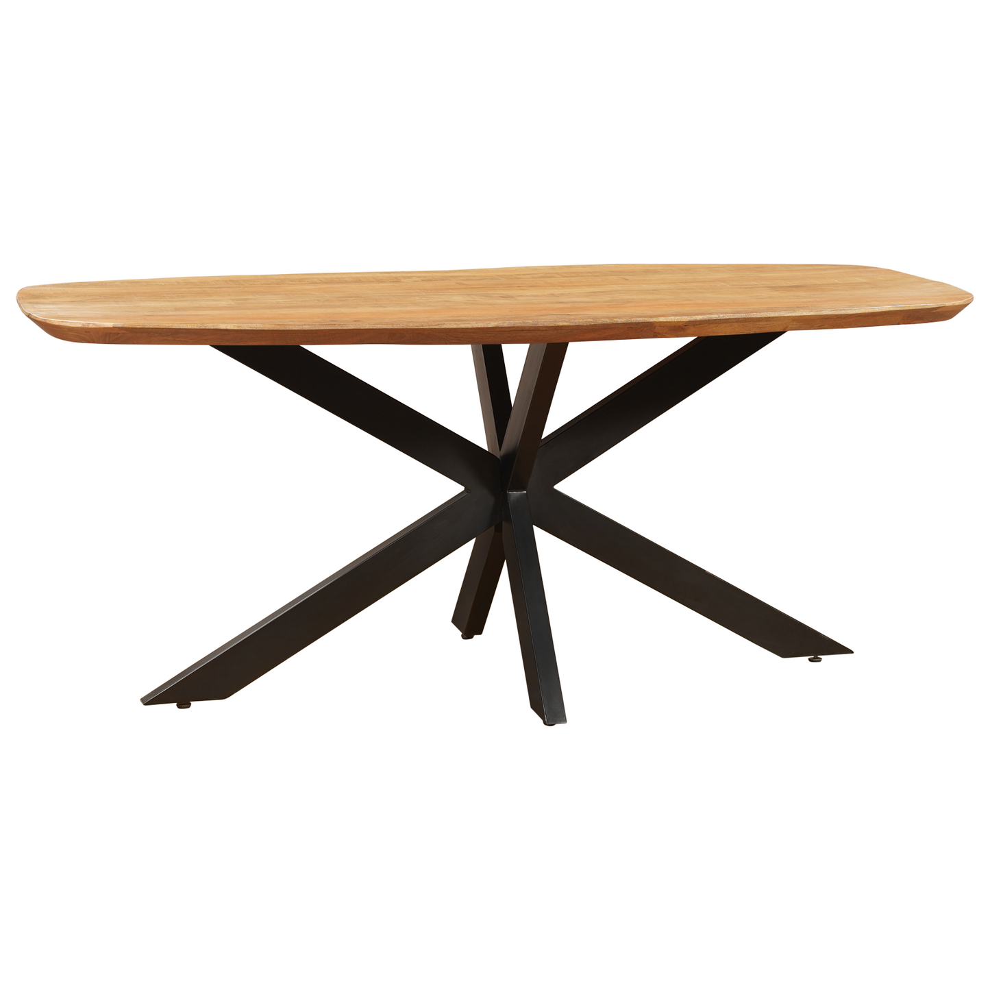 Eettafel Deens Ovaal Swiss Mangohout Naturel