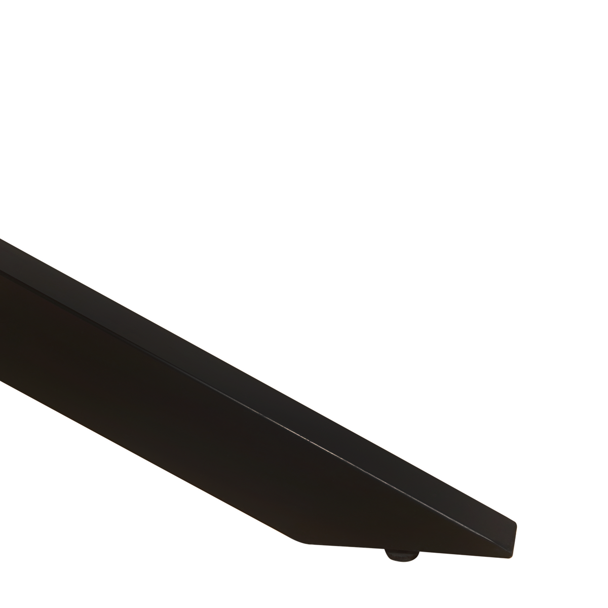 Esstisch dänisch oval Swiss Mangoholz Schwarz