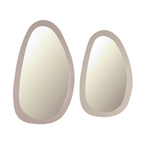 Miroir Lou | 70 cm | Sable