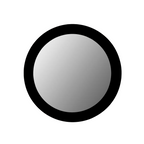 Spiegel Dide | 60 cm | Schwarz
