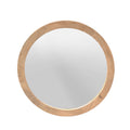 Miroir rond Dide naturel bois de manguier 80 cm