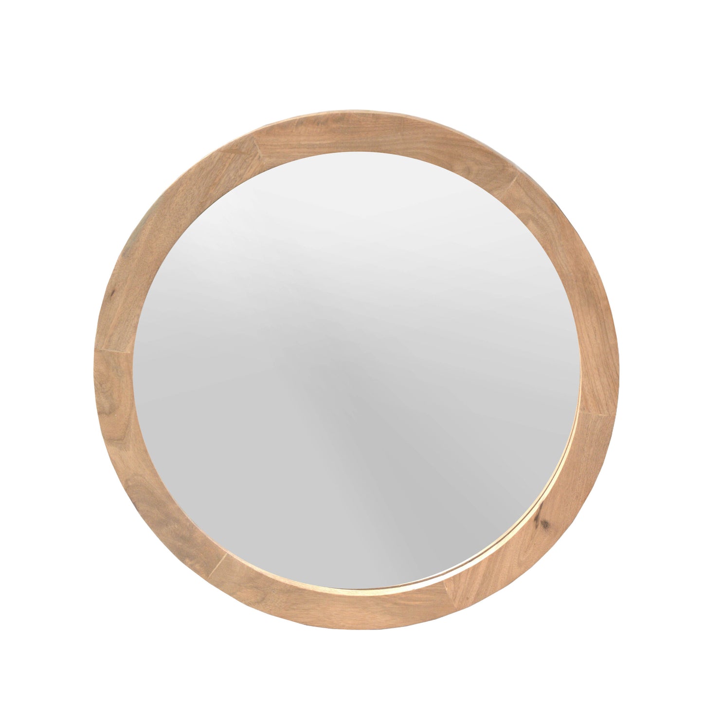 Ronde spiegel Dide Naturel Mangohout 80 cm
