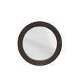 Ronde spiegel Dide Bruin Mangohout 40 cm