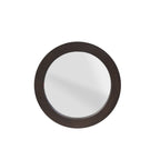 Ronde spiegel Dide Bruin Mangohout 40 cm