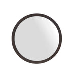 Ronde spiegel Dide Bruin Mangohout 60 cm