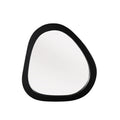 Organischer Spiegel Lou Schwarz Mangoholz 55 cm