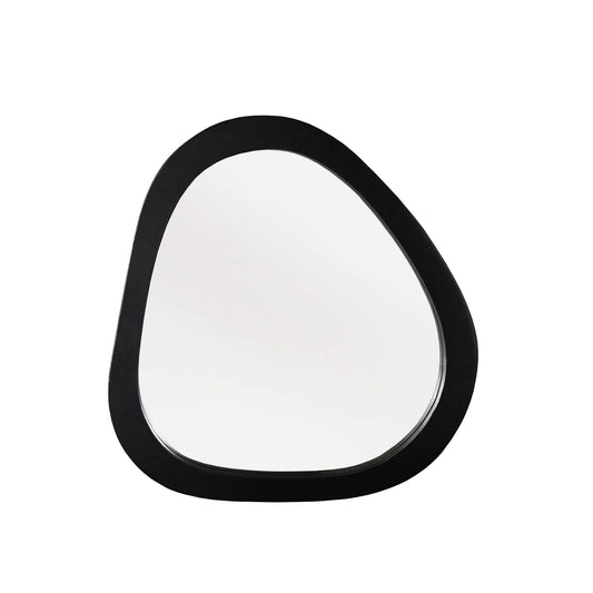 Organische spiegel Lou Zwart  Mangohout 55 cm