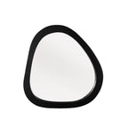 Organischer Spiegel Lou Schwarz Mangoholz 55 cm