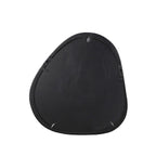 Organischer Spiegel Lou Schwarz Mangoholz 55 cm