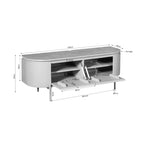 Meuble TV Excellent naturel | 120 cm