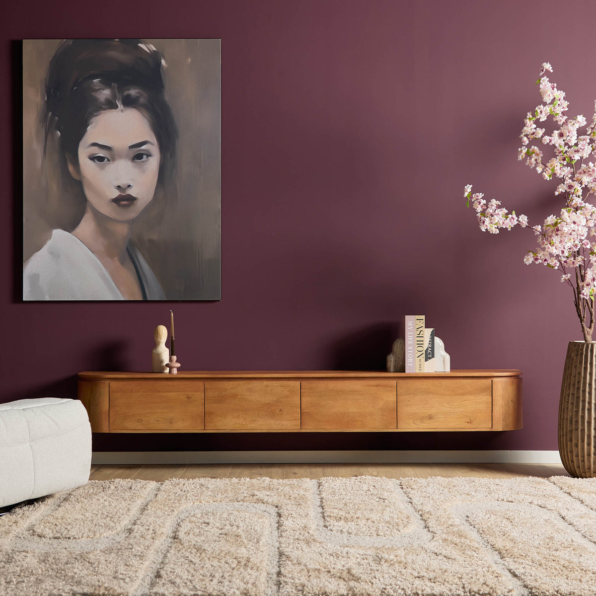 Tv meubel Excellent Naturel | 240 cm