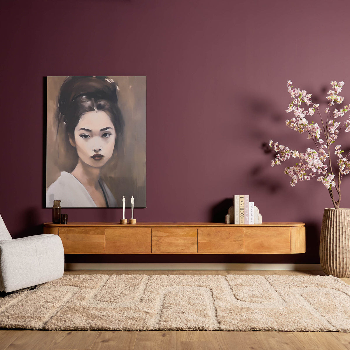 Tv meubel Excellent Naturel | 280 cm