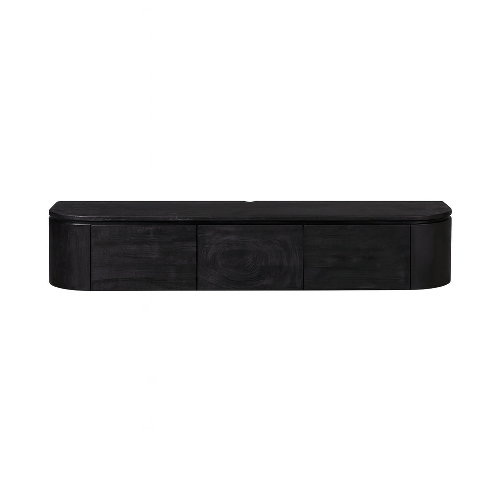 TV-Lowboard Excellent Schwarz | 160 cm