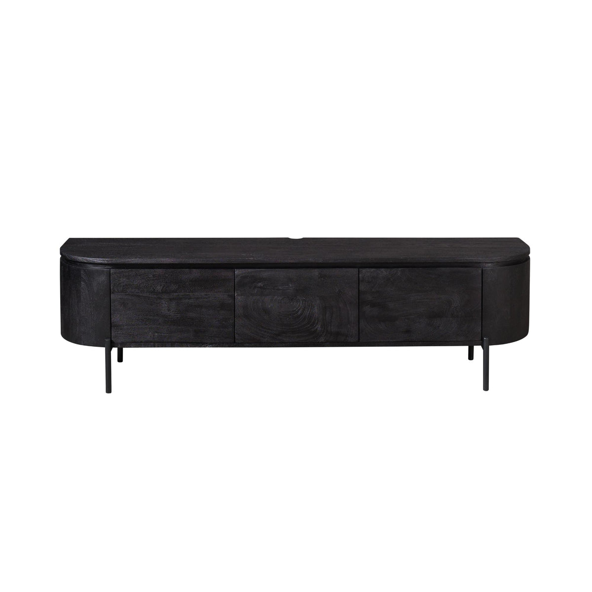 TV-Lowboard Excellent Schwarz | 160 cm