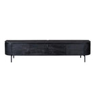 TV-Lowboard Excellent Schwarz | 200 cm