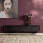 TV-Lowboard Excellent Schwarz | 200 cm
