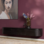 TV-Lowboard Excellent Schwarz | 200 cm