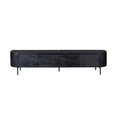TV-Lowboard Excellent Schwarz | 240 cm