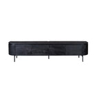 TV-Lowboard Excellent Schwarz | 240 cm