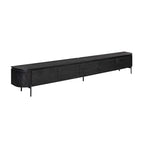 TV-Lowboard Excellent Schwarz | 280 cm