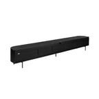 TV-Lowboard Excellent Schwarz | 280 cm