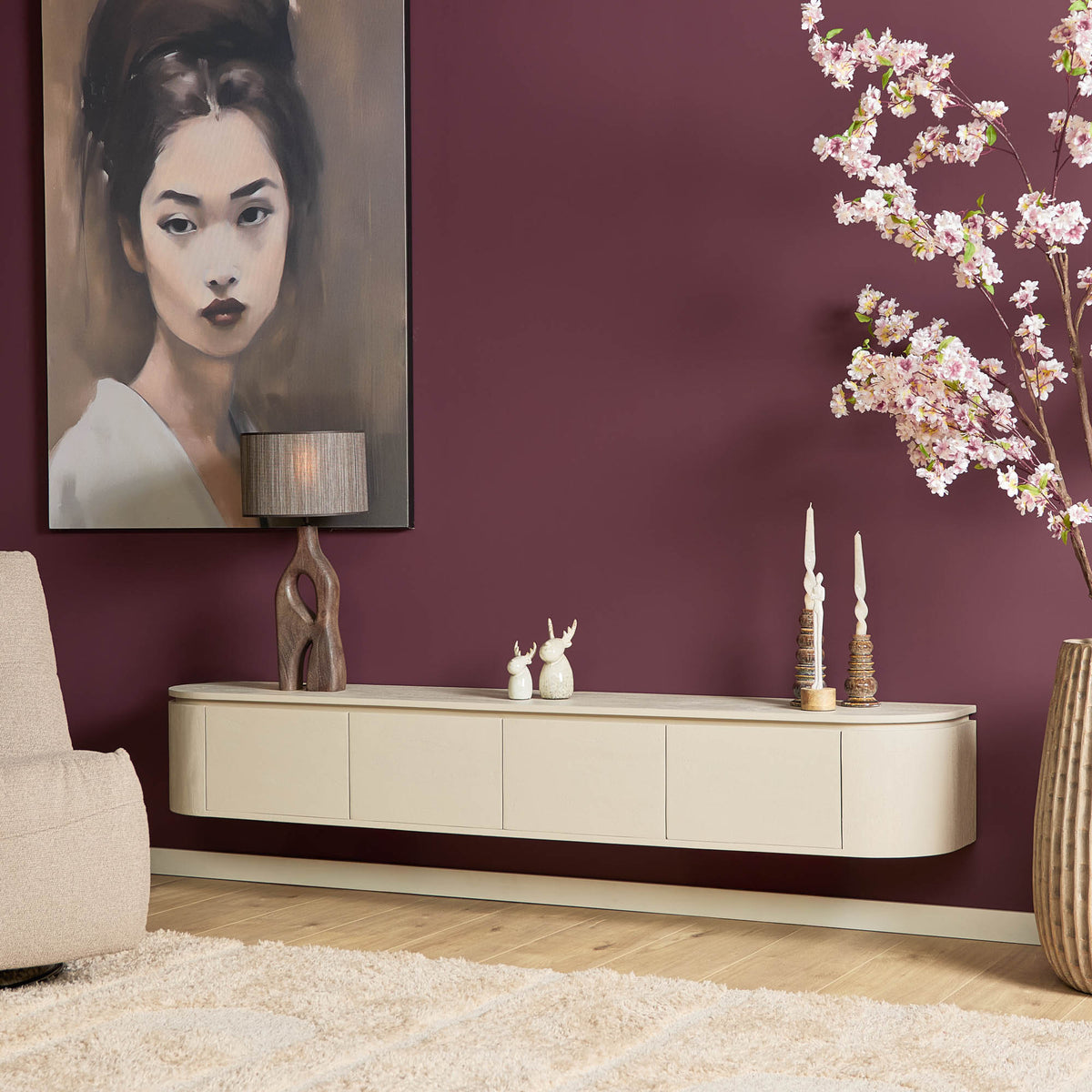 Tv meubel Excellent Sand | 200 cm