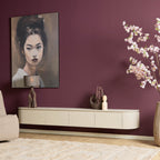 Meuble TV Excellent sable | 240 cm