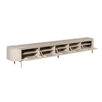 Meuble TV Excellent sable | 280 cm