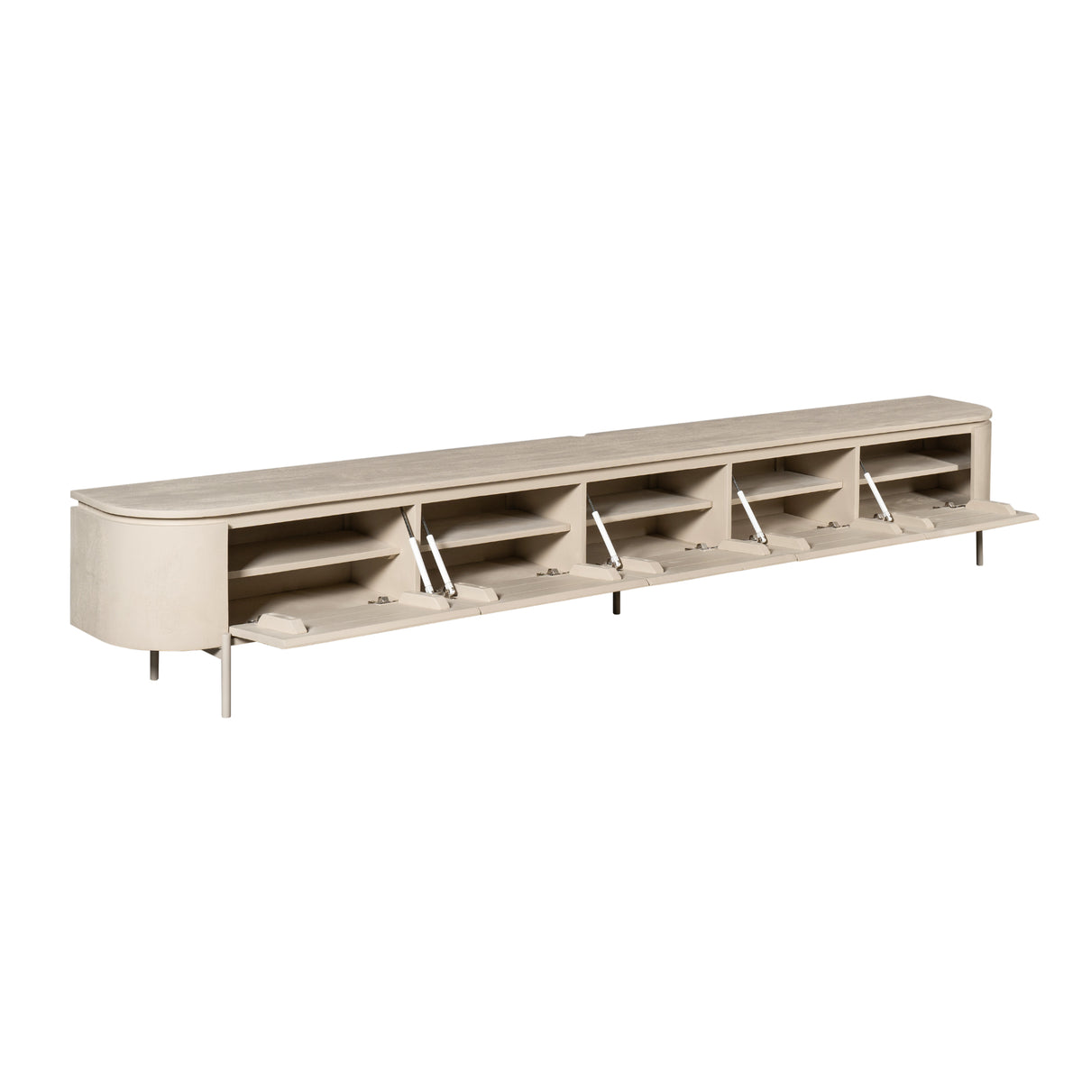 Meuble TV Excellent sable | 280 cm