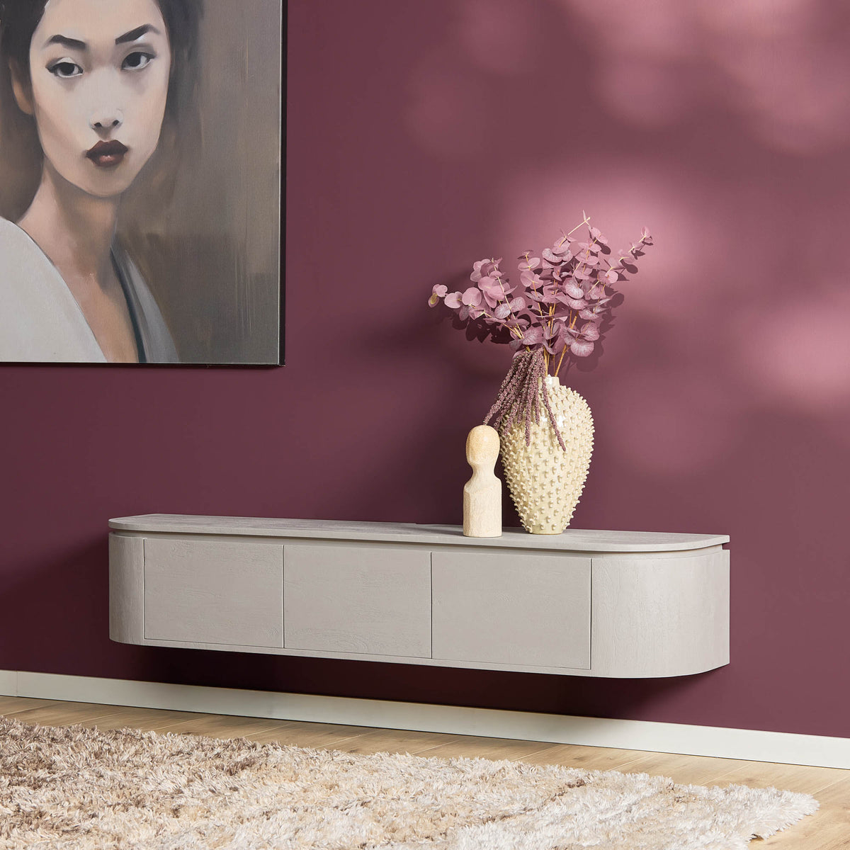 Tv meubel Excellent Taupe | 160 cm