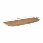 Wandplank Gusta Licht mango | 60 cm | Set van 3