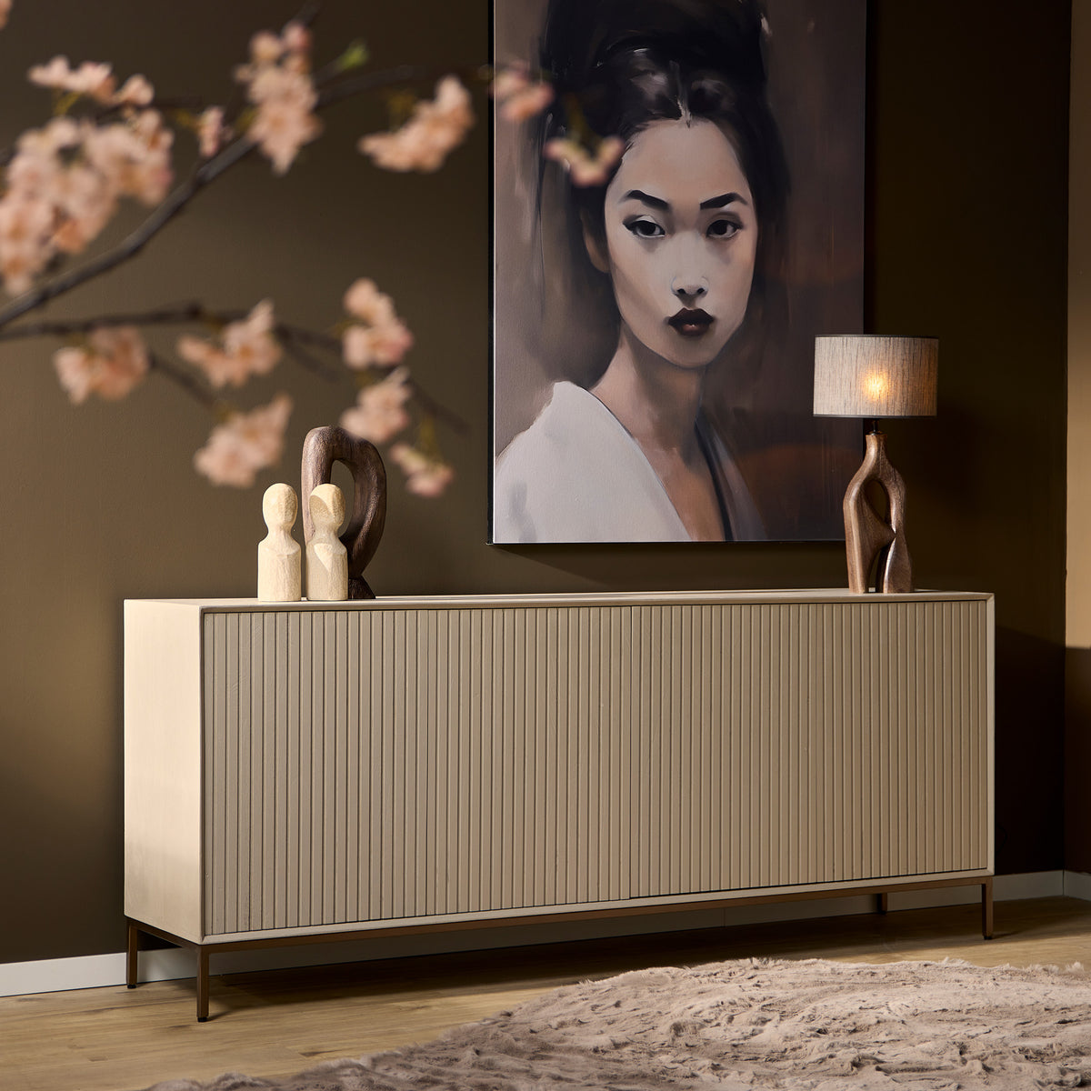 Dressoir Madison Sand | 210 cm