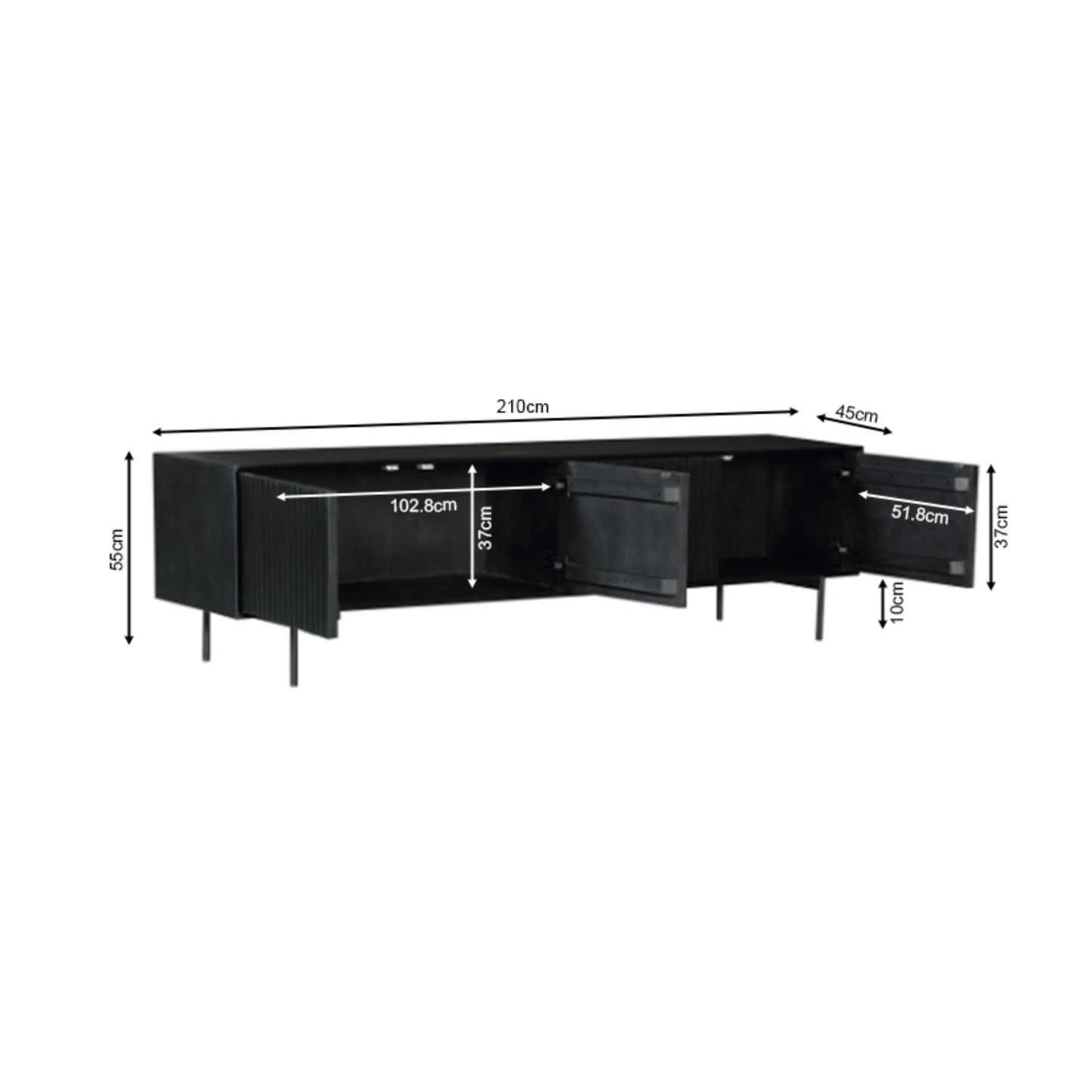 Tv meubel Madison | 210 cm