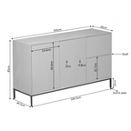 Buffet Madison marron | 165 cm