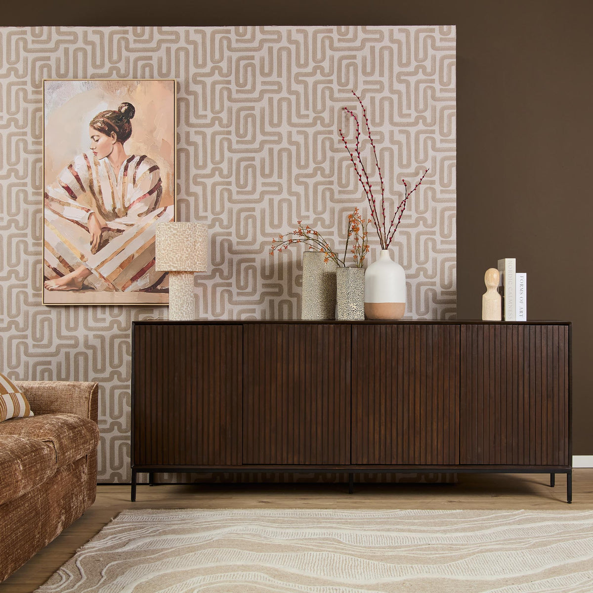 Dressoir Madison Brown | 210 cm