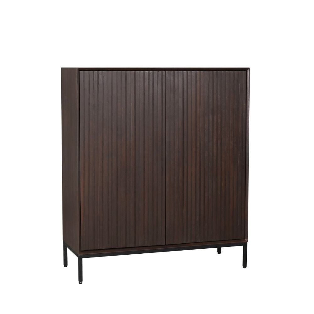 Kabinet kast Madison Bruin Mangohout 100 cm