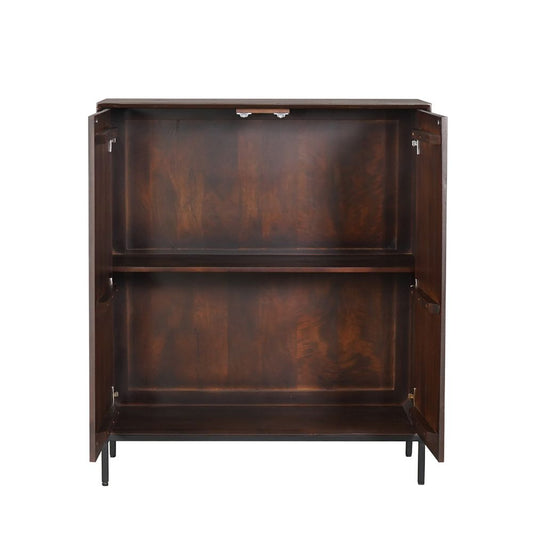 Kabinet kast Madison Bruin Mangohout 100 cm