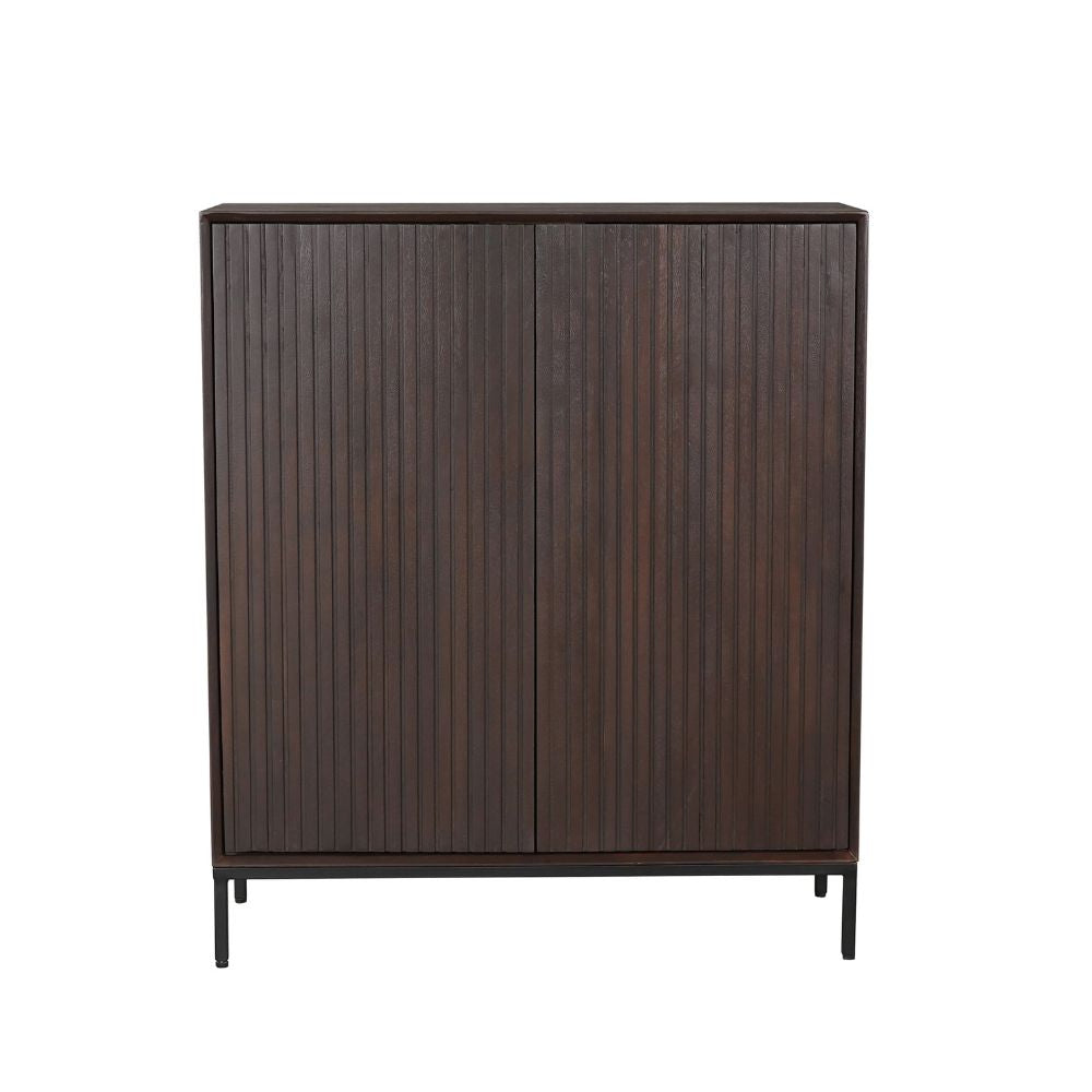 Kabinet kast Madison Bruin Mangohout 100 cm